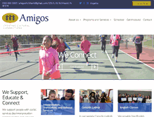 Tablet Screenshot of amigoslatinocenter.org